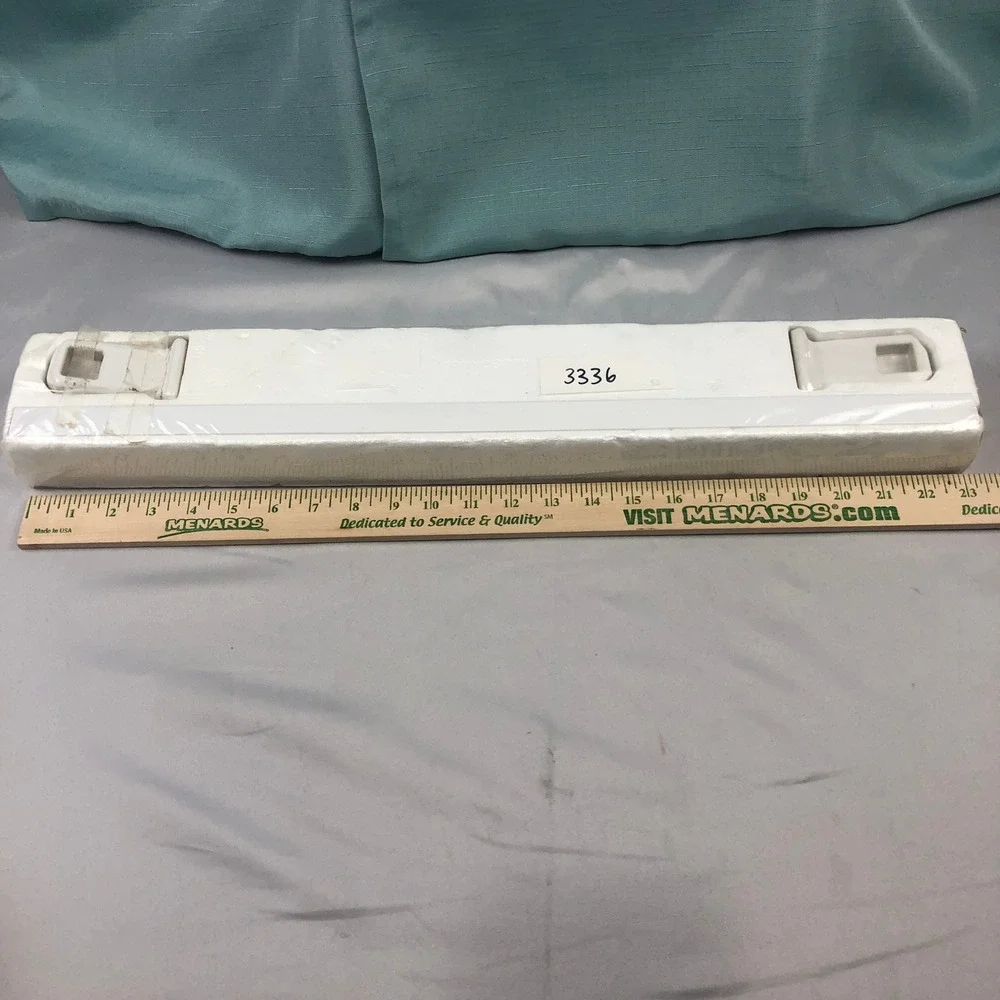 Vintage Allison Ceramic Towel Bar Set White 652 New Old Stock USA Made 22.5 Inch